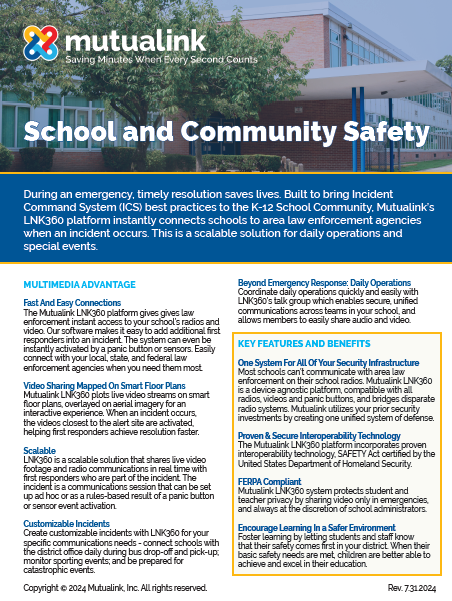 K-12 Education Safety and Security